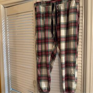 Aerie Festive Plaid Pants